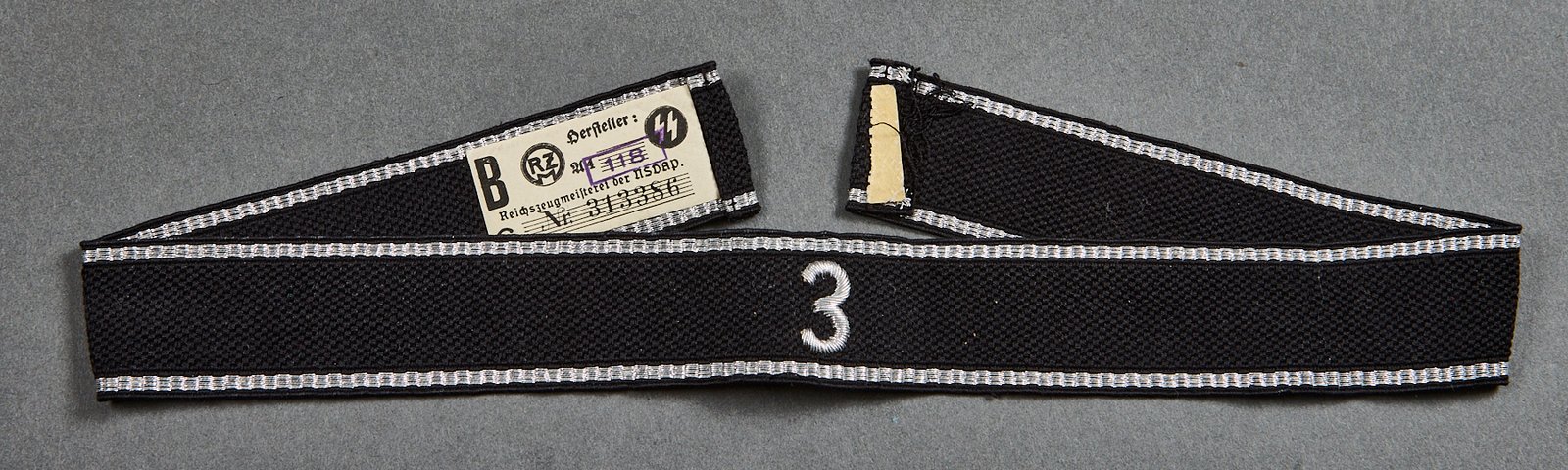 Allgemeine SS Standarte 3 Cuff Title #21644 