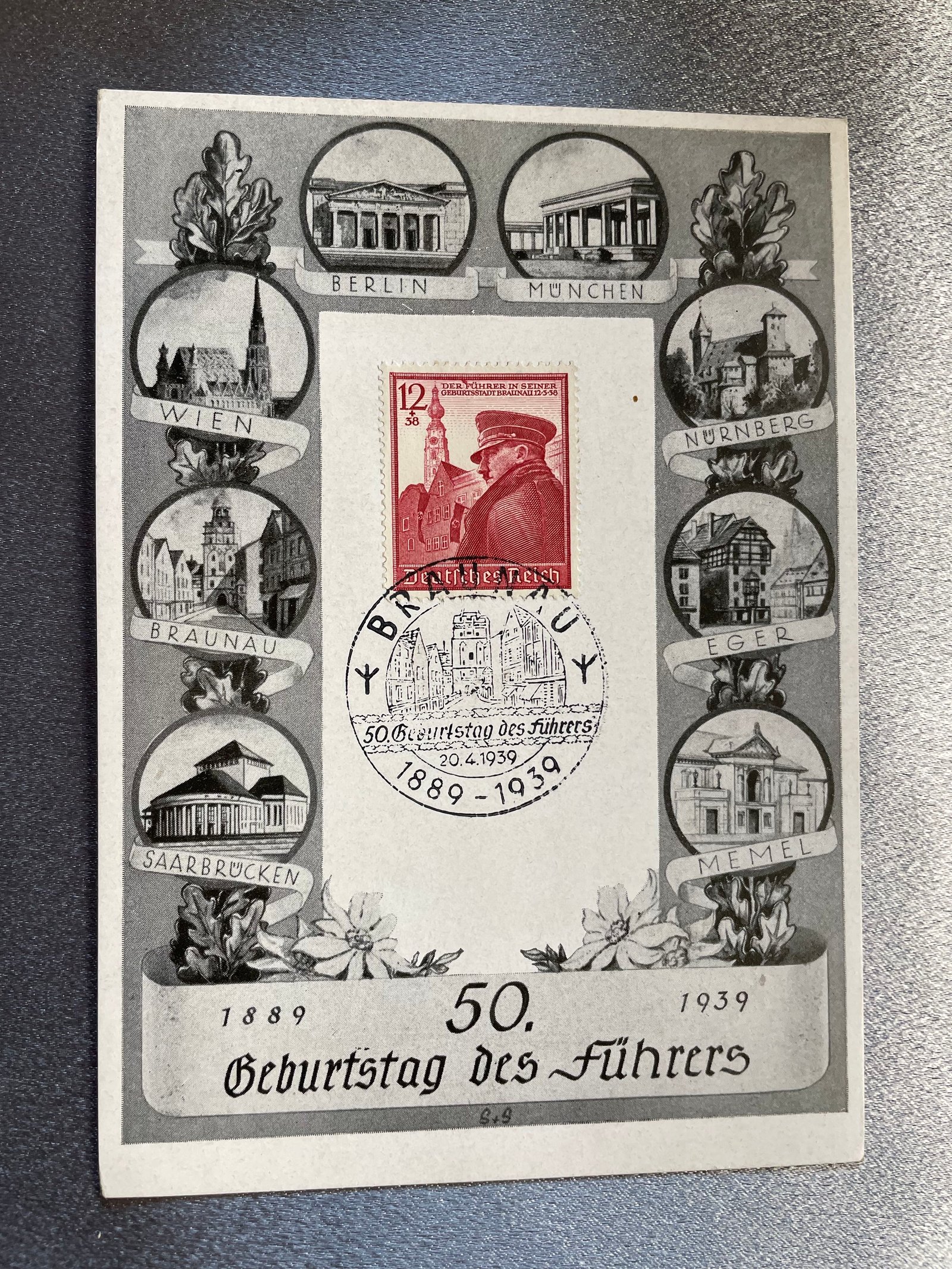 50 Geburtstag des Führer Postcard #15192 