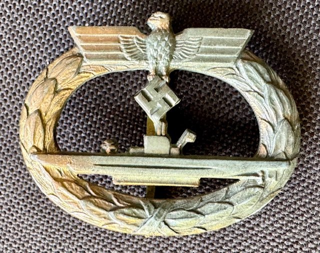 Kriegsmarine U-Boat Badge #18730 