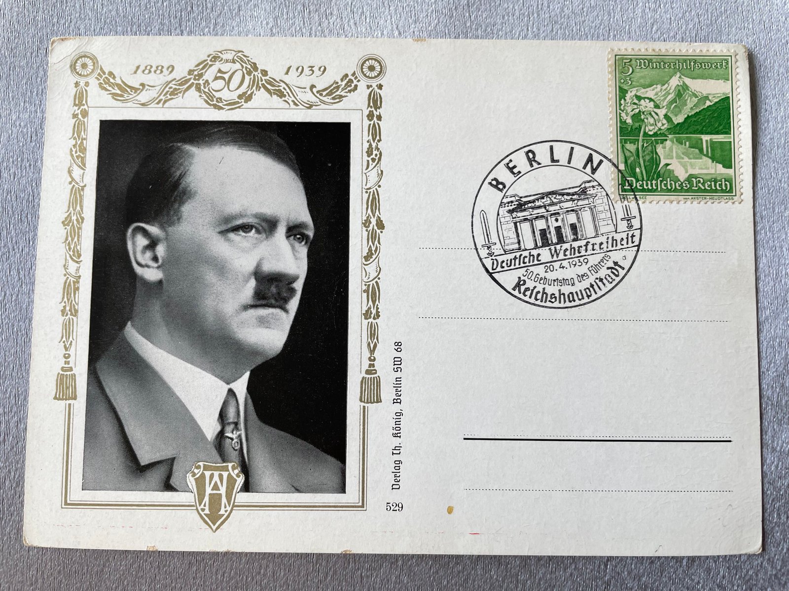 Hitler 50th Birthday Postcard #14853 