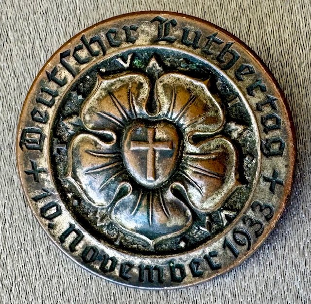 Deutscher Luthertag 10. November 1933 Badge #19948 