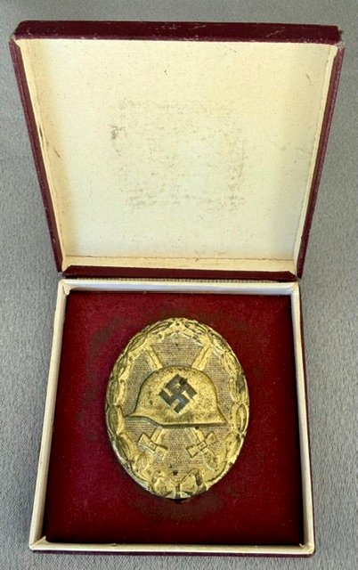 Gold Wound Badge, Cased #20656 