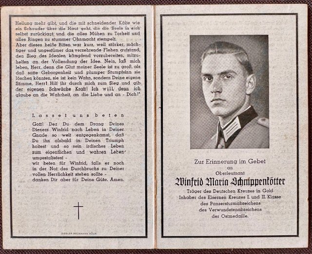 German Death Card #18633 