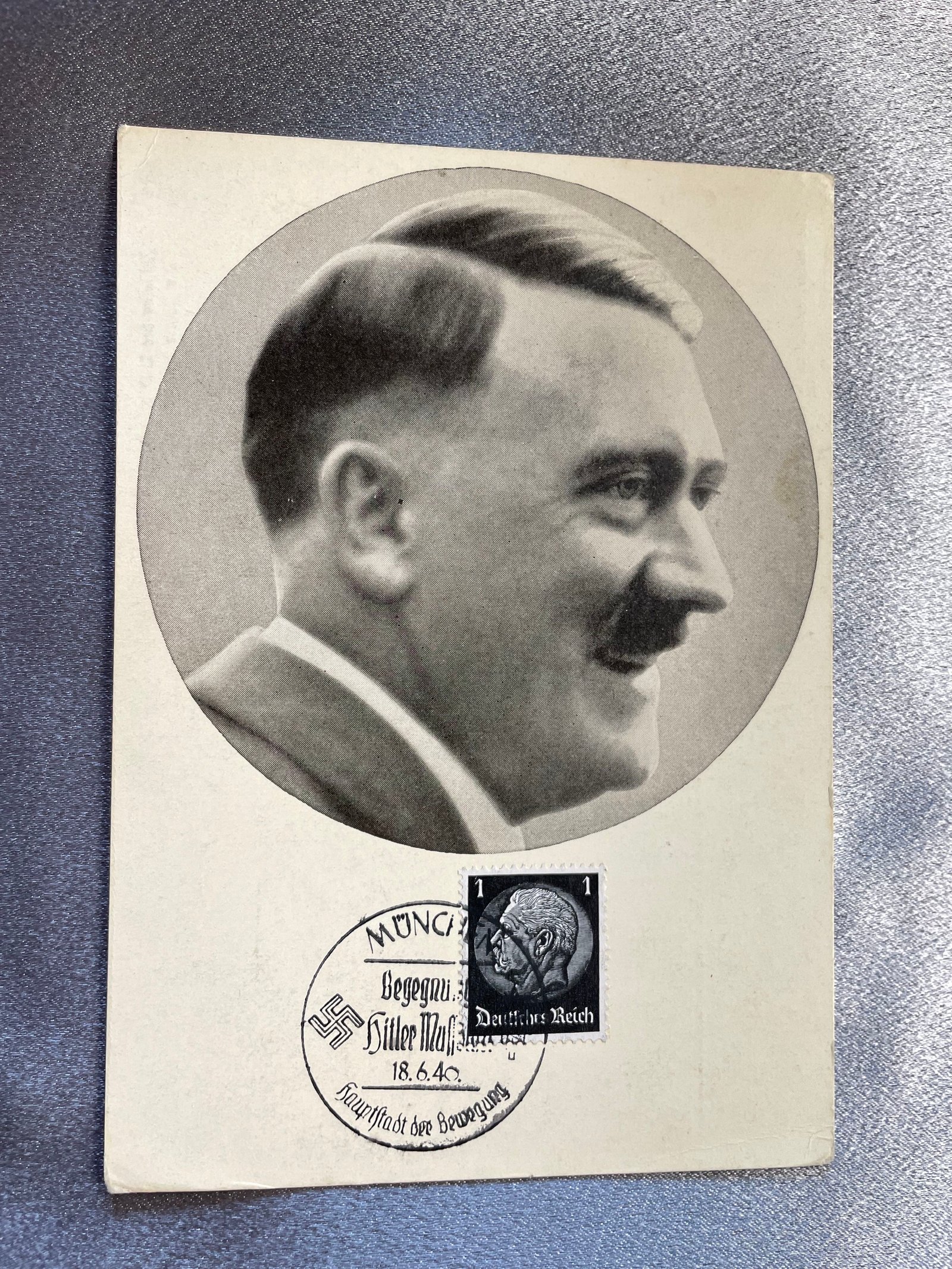 Männer der Zeit Nr. 91 Adolf Hitler Postcard #15208 