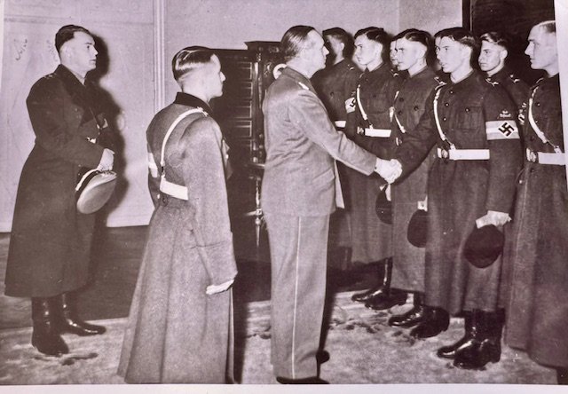 Ribbentrop Greeting Hitler Youth #18984 