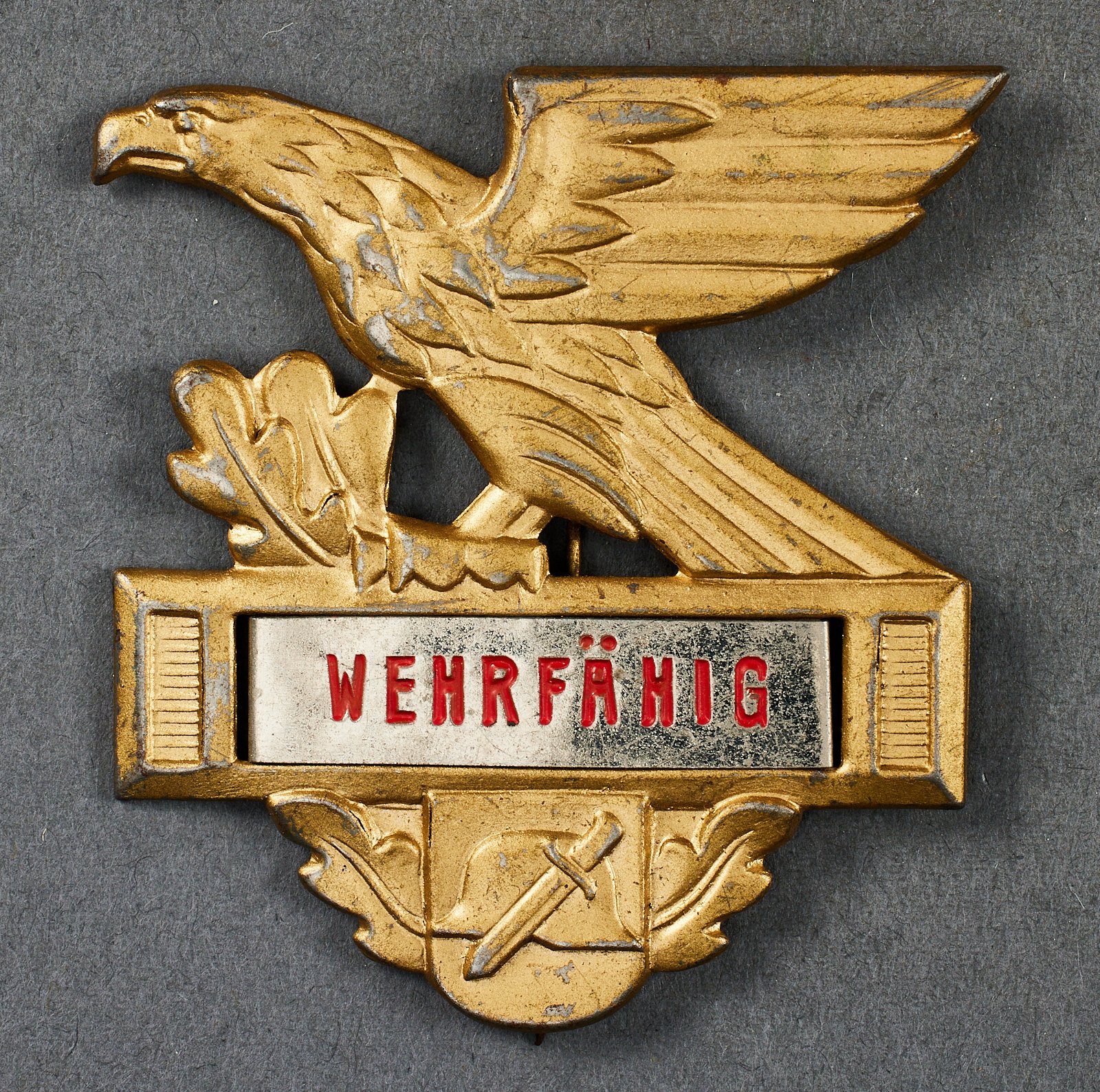 Wehrmacht Wehrfähig Badge #21110 