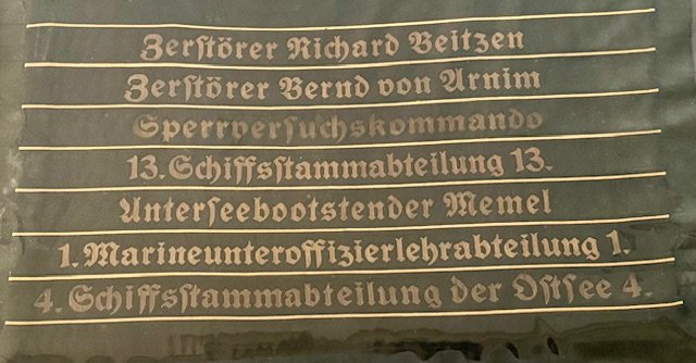 Kriegsmarine Cap Tallies #18075 