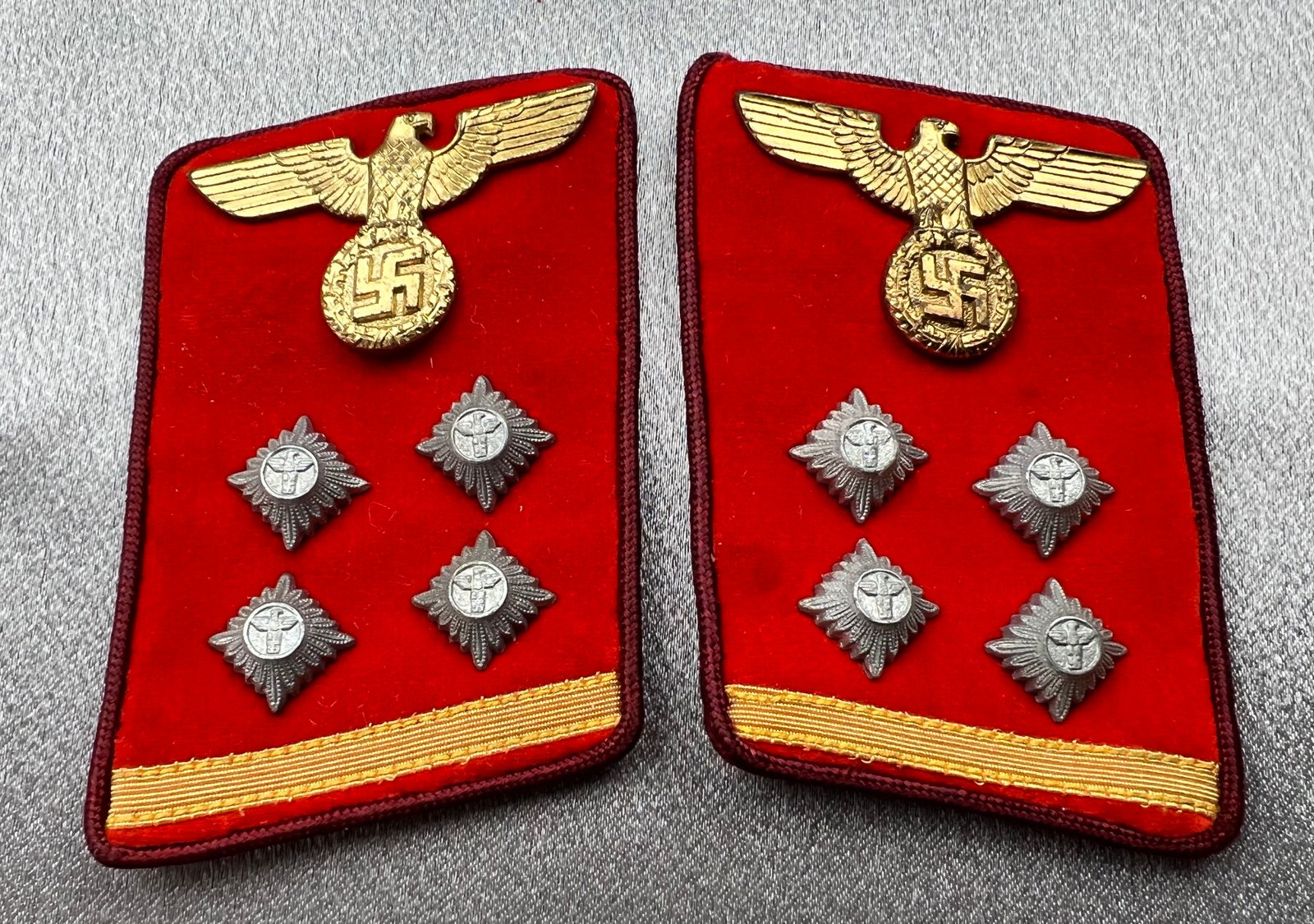 Gauleitung Obergemeinschaftsleiter Collar Tabs #15966 