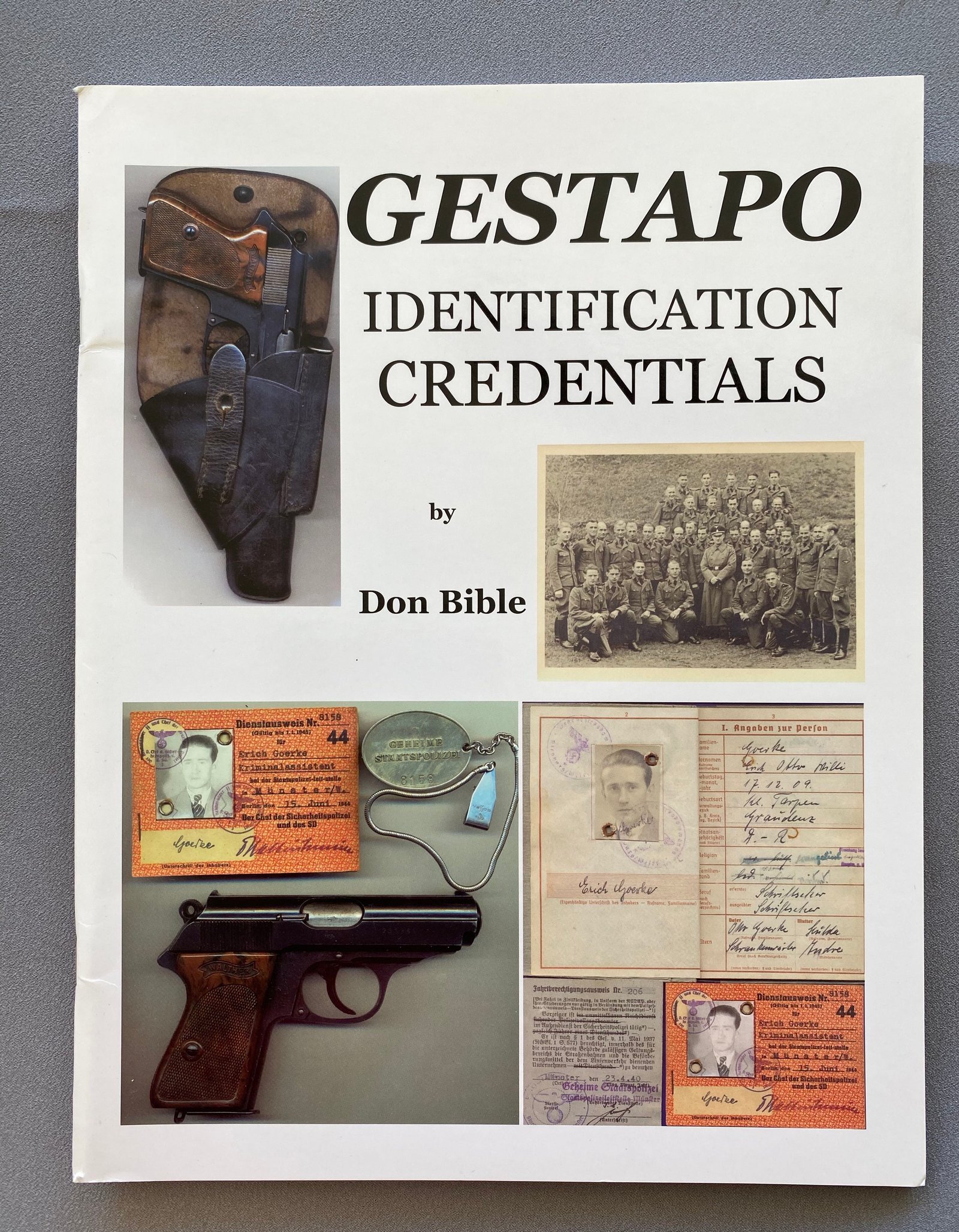 Gestapo Identification Credentials #14812 
