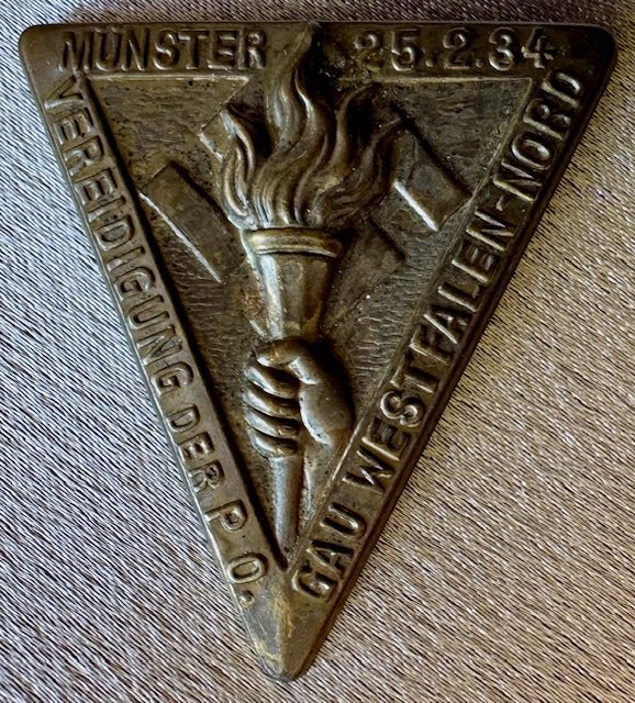 Vereidigung der P.O. Münster 25.2.34 Tinnie #19303 