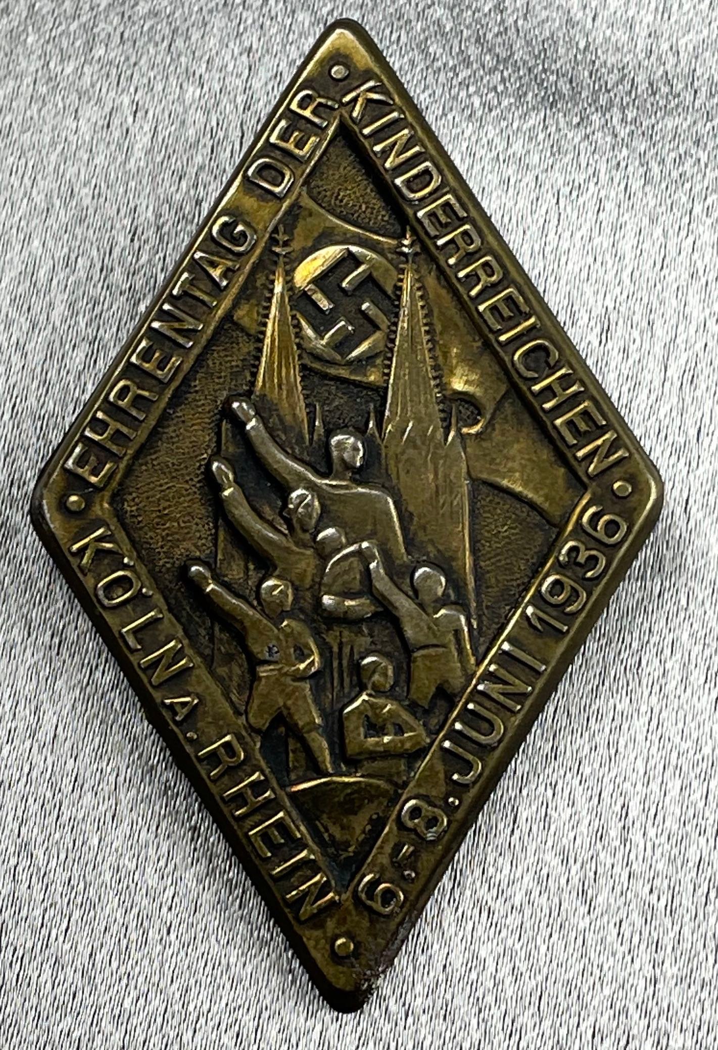 Ehrentag der Kinderreichen Köln a. Rhein 6.-8. Juni 1936 Tinnie #15278 