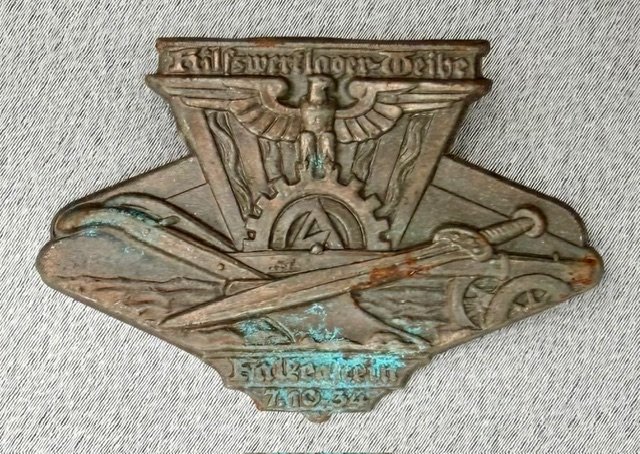 SA Hilfswerklager Weihe Falkenstein\' 1934 Tinnie #20126 