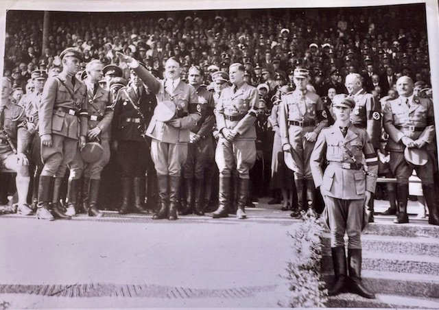 Hitler with Schirach HJ Rally #18980 