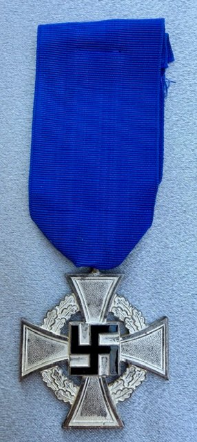25 Year Faithful Service Medal #20338 