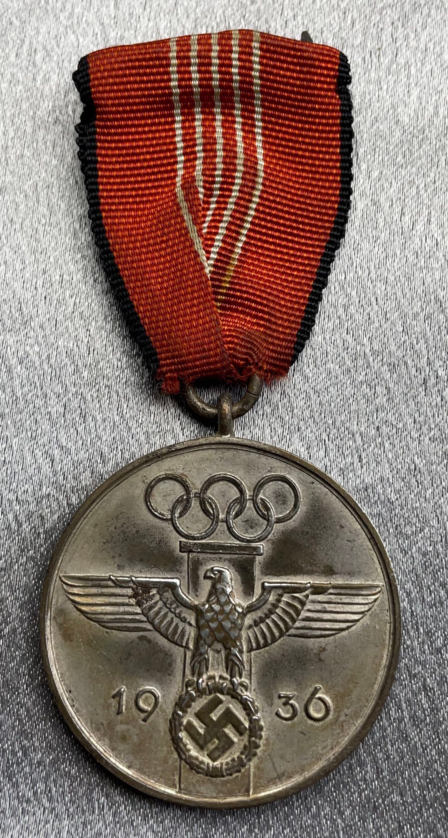 1936 Berlin Olympic Games Commemorative Medal #15722 