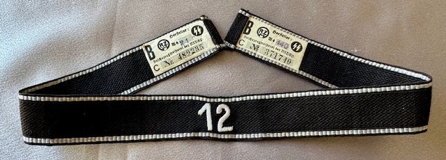 SS Officers Cuff Title for Hannover Foot Regiment #19079 