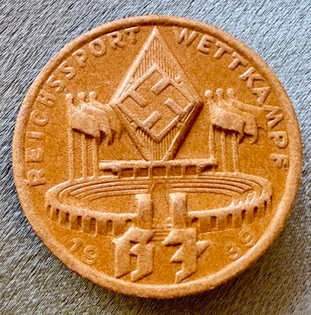 Reichssport Wettkampf HJ 1939 Tinnie #19266 