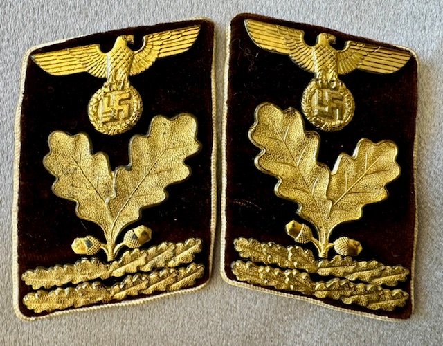 Kreisleitung Hauptbereichsleiter Collar Tabs #17834 