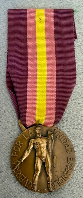 Spanish Civil War Volunteer\'s Medal #20496 