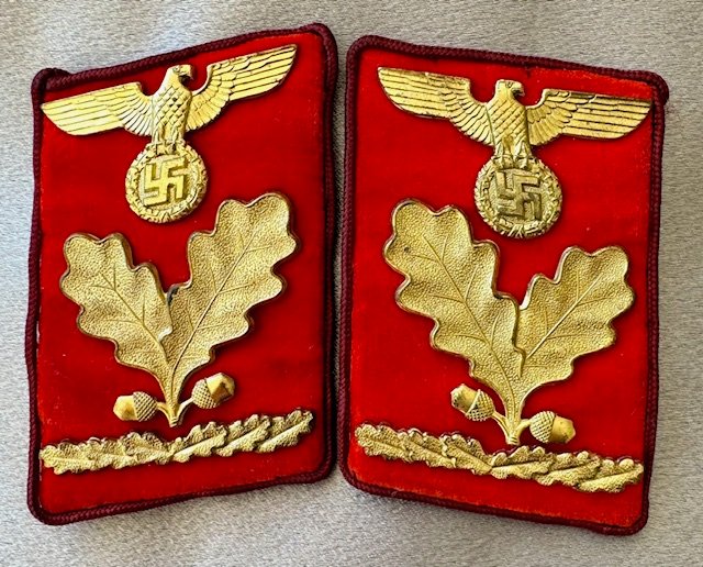 Gauleitung Oberbereichsleiter Collar Tabs #17661 