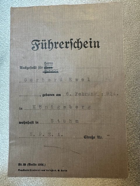 Führerschein #16493 