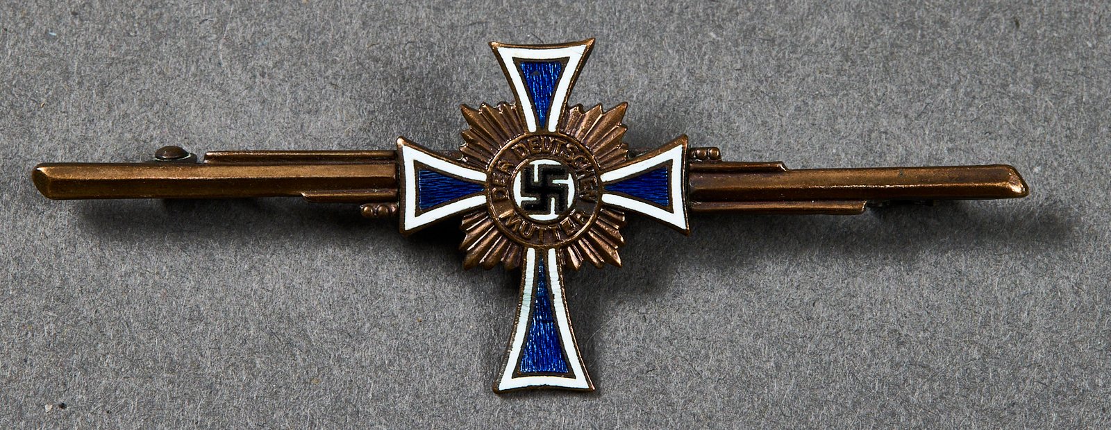 Mother\'s Cross in Bronze Brooch #22309 