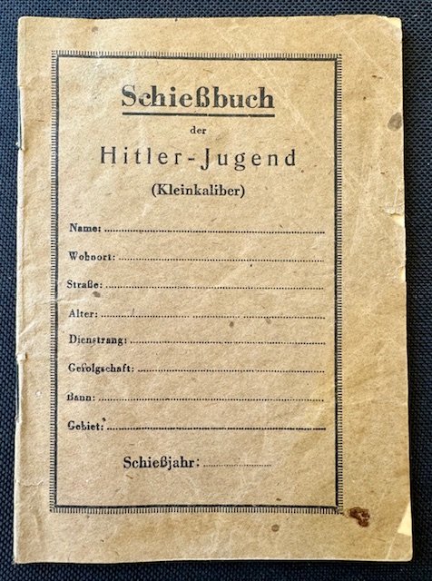 Schiessbuch der HitlerJugend (kleinkaliber) #17715 