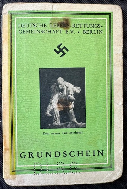 Deutsche Lebens Rettungs Gemeinschaft E.V. Berlin Grundschein #17766 