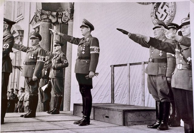 Dr Robert Ley with HJ Leader Baldur von Schirach #18965 