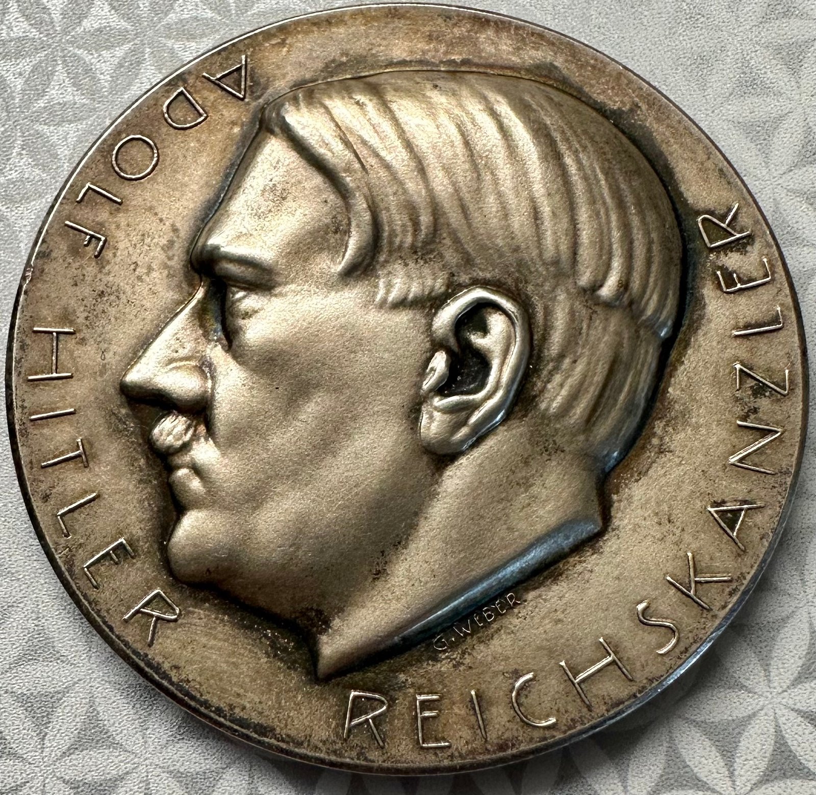 Adolf Hitler Medallion #17077 