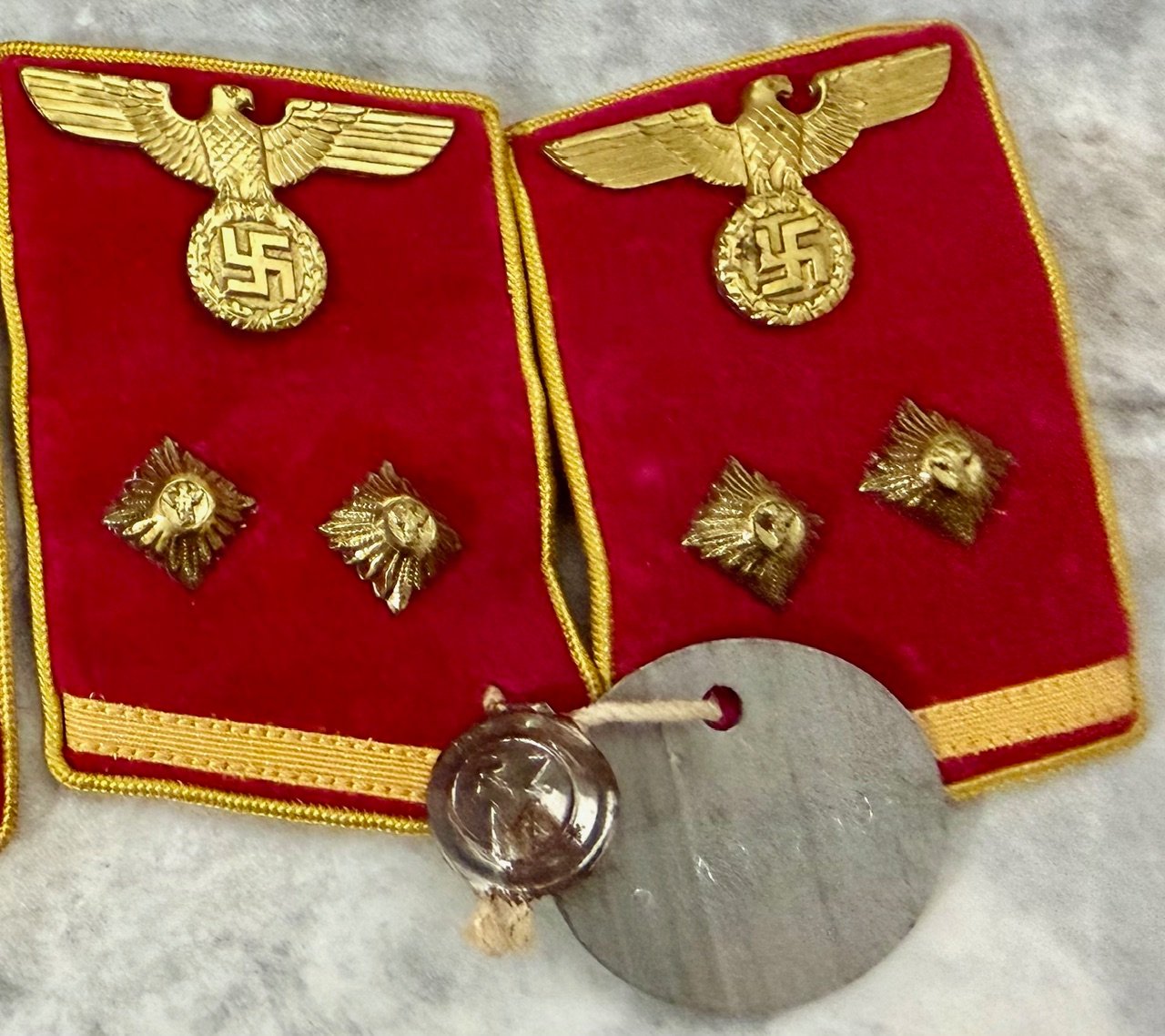 Reich Oberbereitschaftsleiter Collar Tabs #20195 