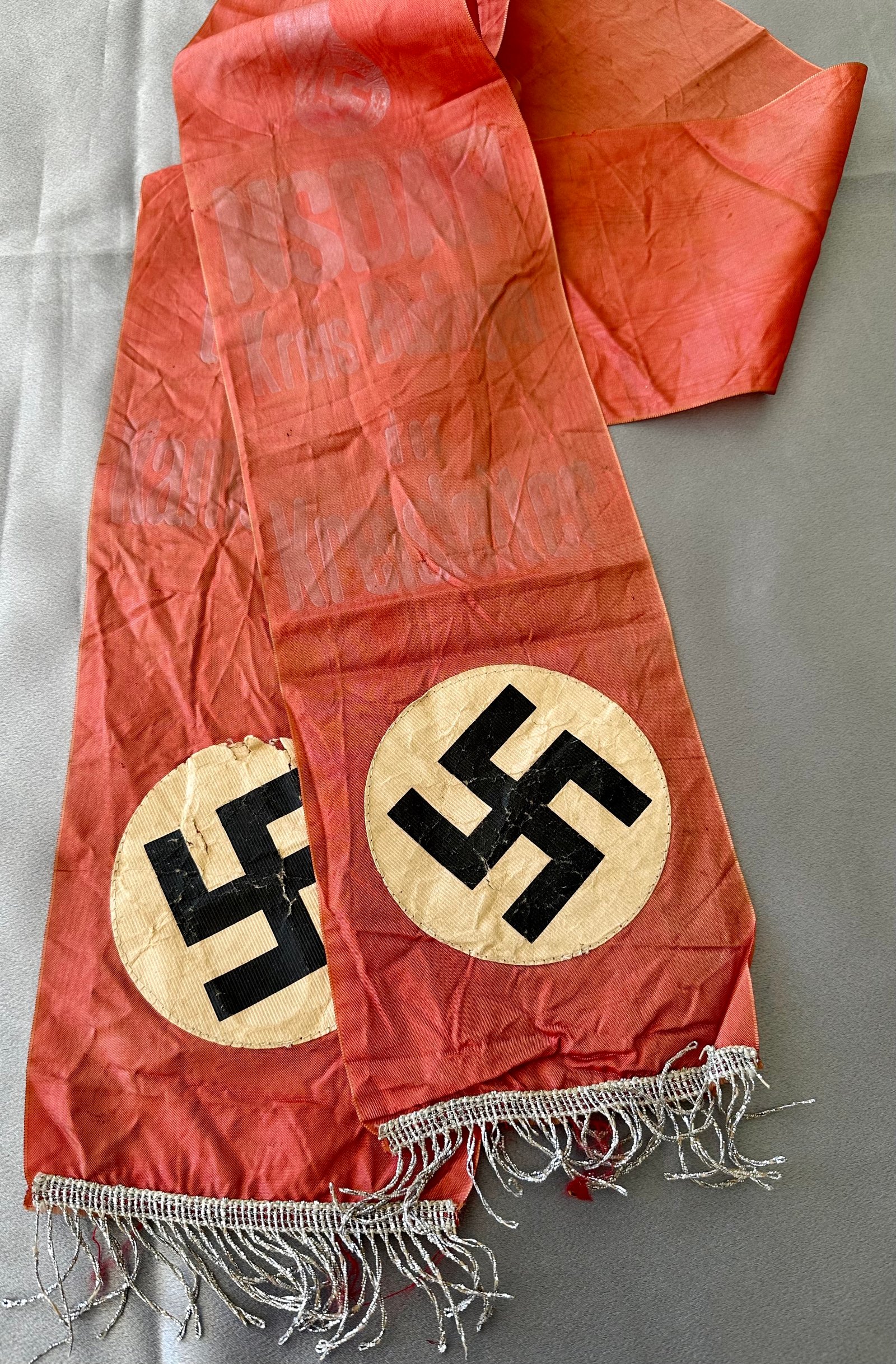 Kreis Büdingen Funeral Sash #17273 