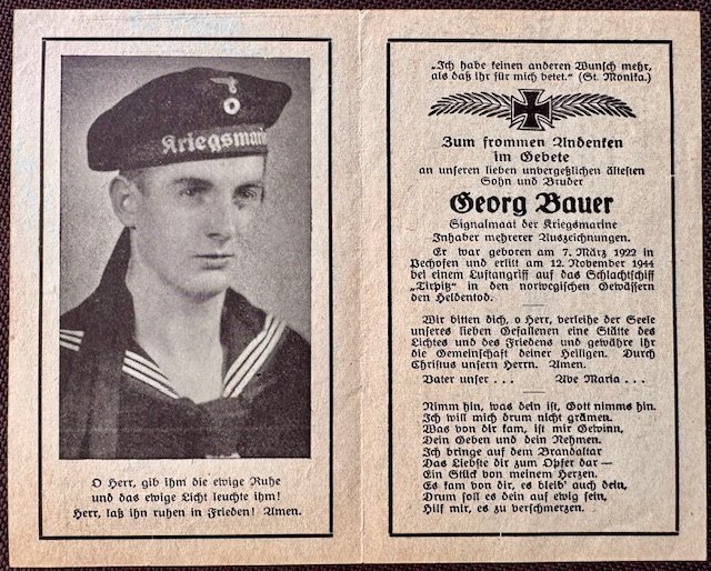 Tripitz Sailor Death Card #18656 