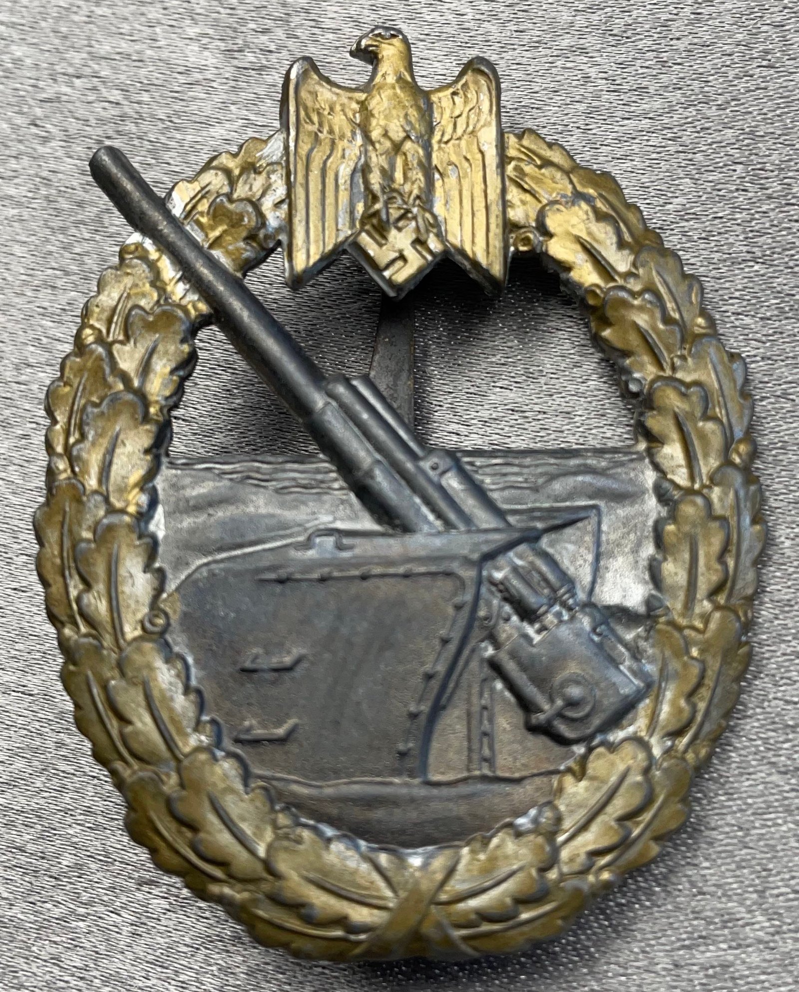Kriegsmarine Coastal Artillery Badge #15446 