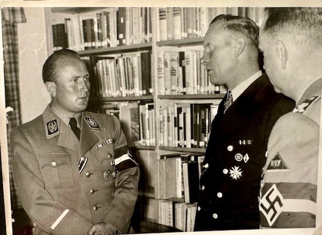 State Secretary Dr Ganzenmüller at the Reichsführer School of the Hitler Youth Photo #18169 