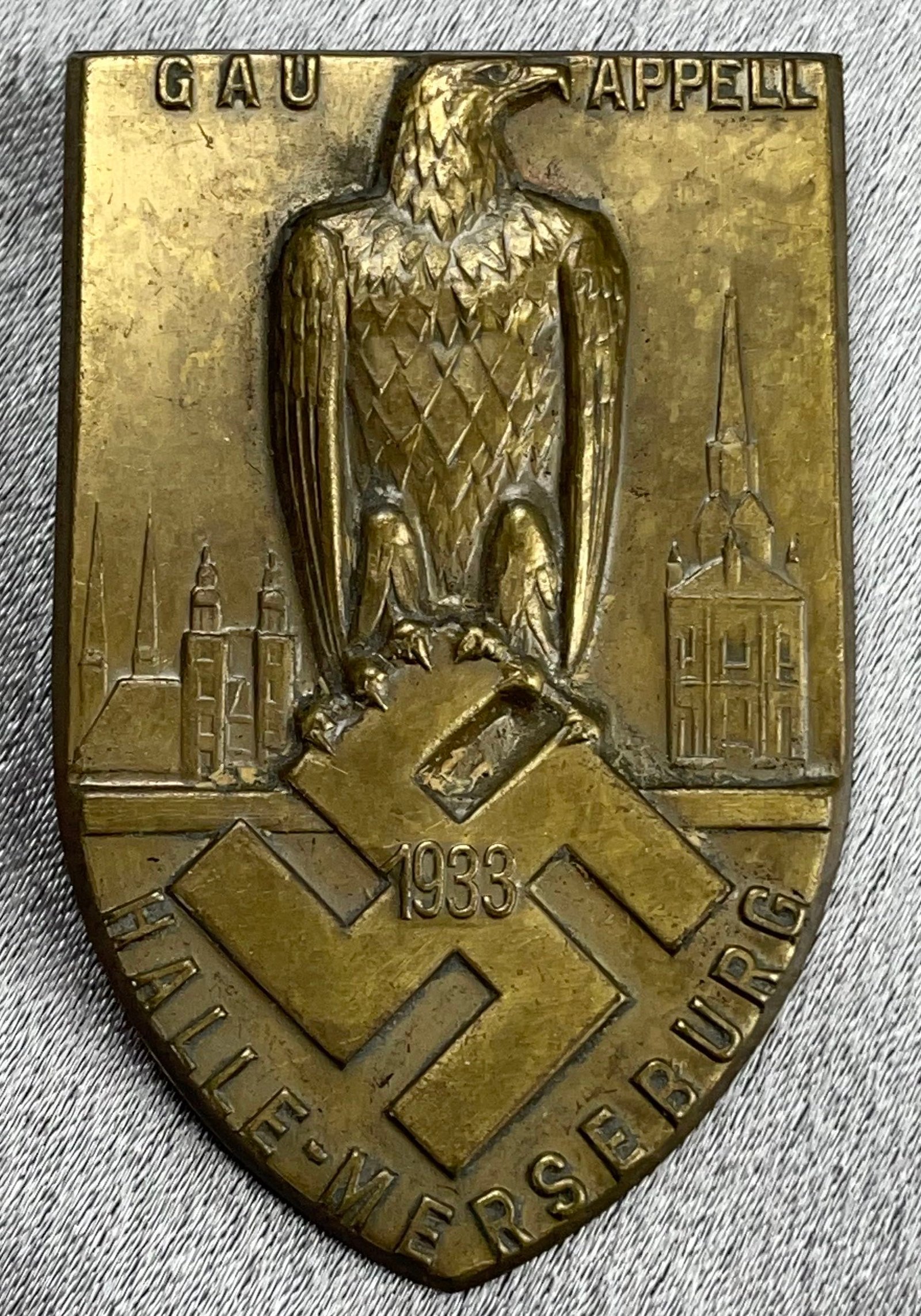 Gau Appell Halle-Merseburg 1933 Tinnie #15294 