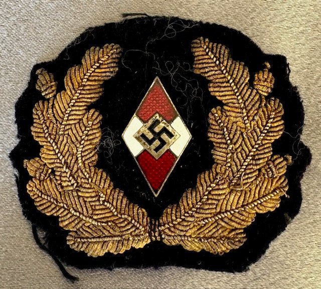 Hitler Youth Marine Cap Insignia #17990 