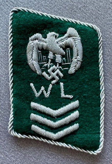 Werkluftschutz Collar Tab for Bereitschaftsführer #18856 