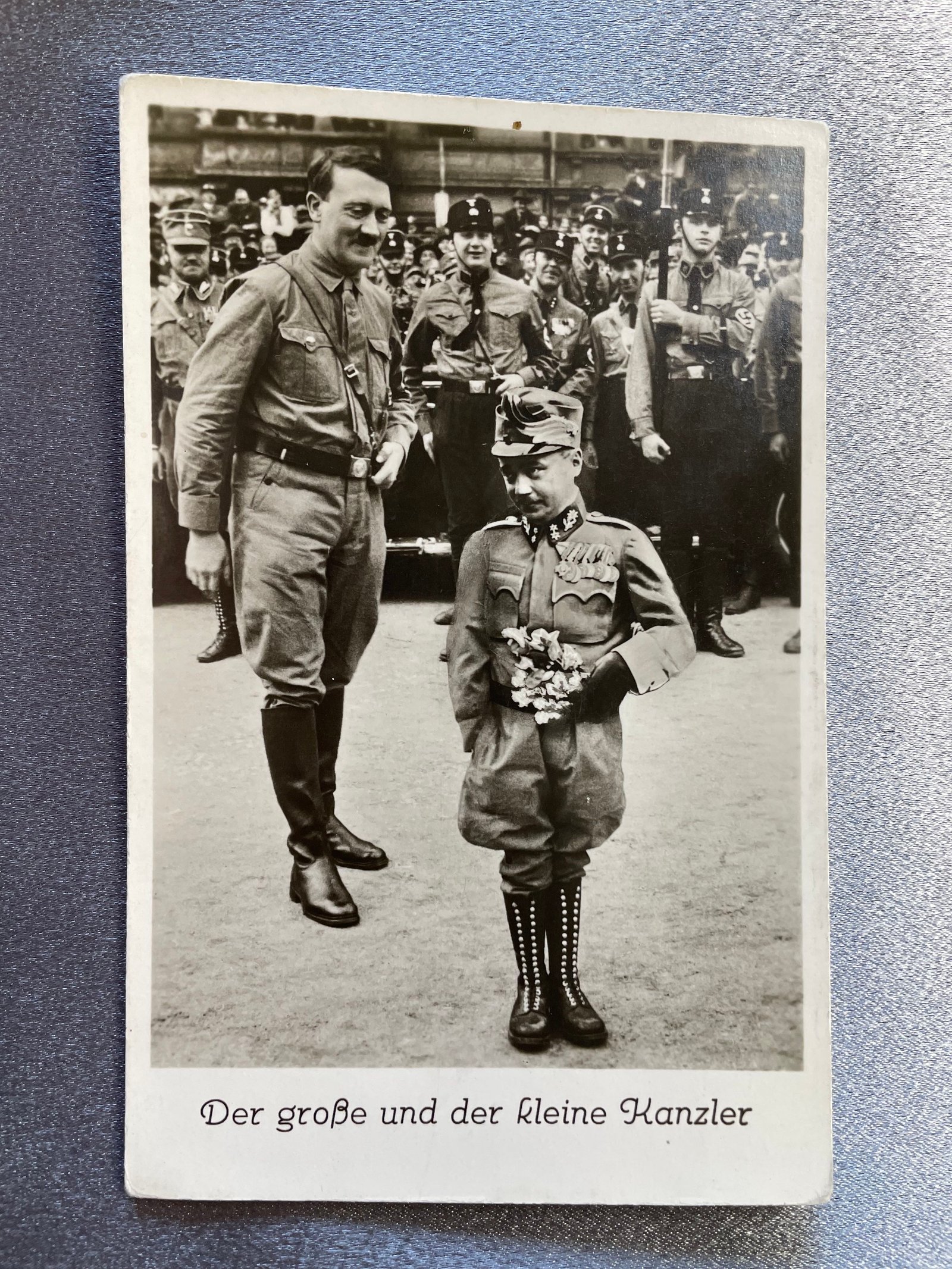 Der grosse und der kleine Kanzler Postcard #15046 