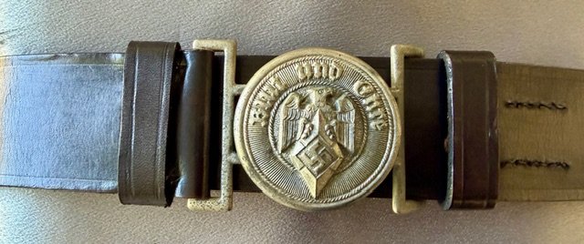 HJ Leaders Leather Belt & Buckle #20190 