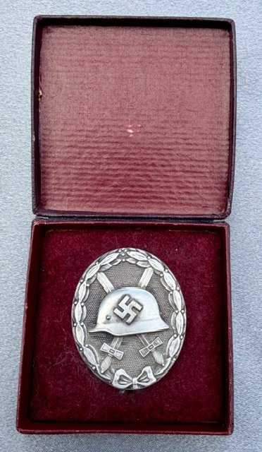 Silver Wound Badge, Cased #20164 