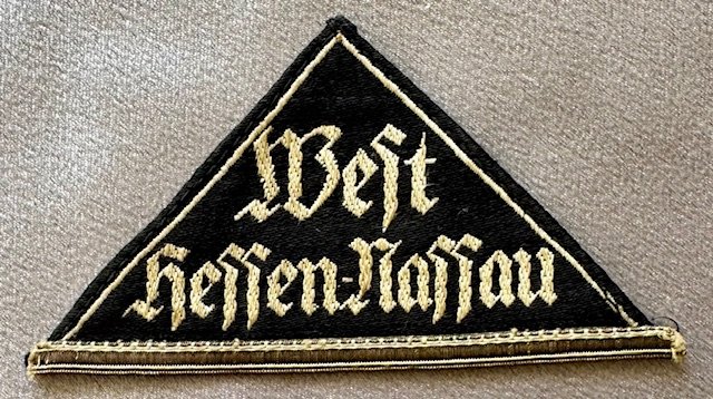 BDM West Hessen-Nassau District Triangle #18785 