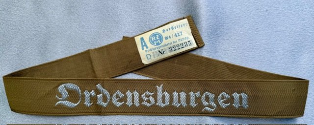 Ordensburgen School Cuff Title #20169 