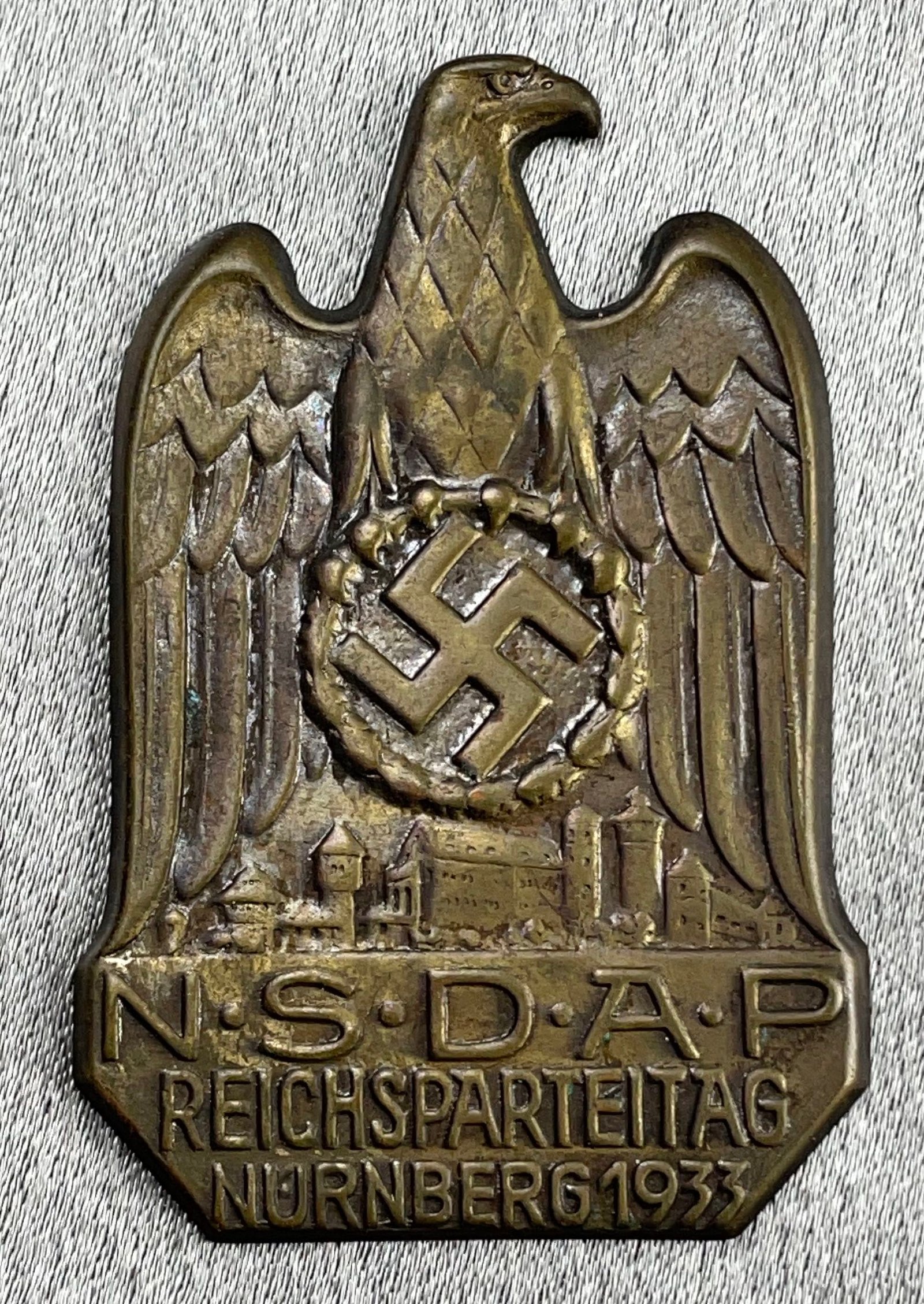 NSDAP Reichsparteitag 1933 Tinnie #15292 