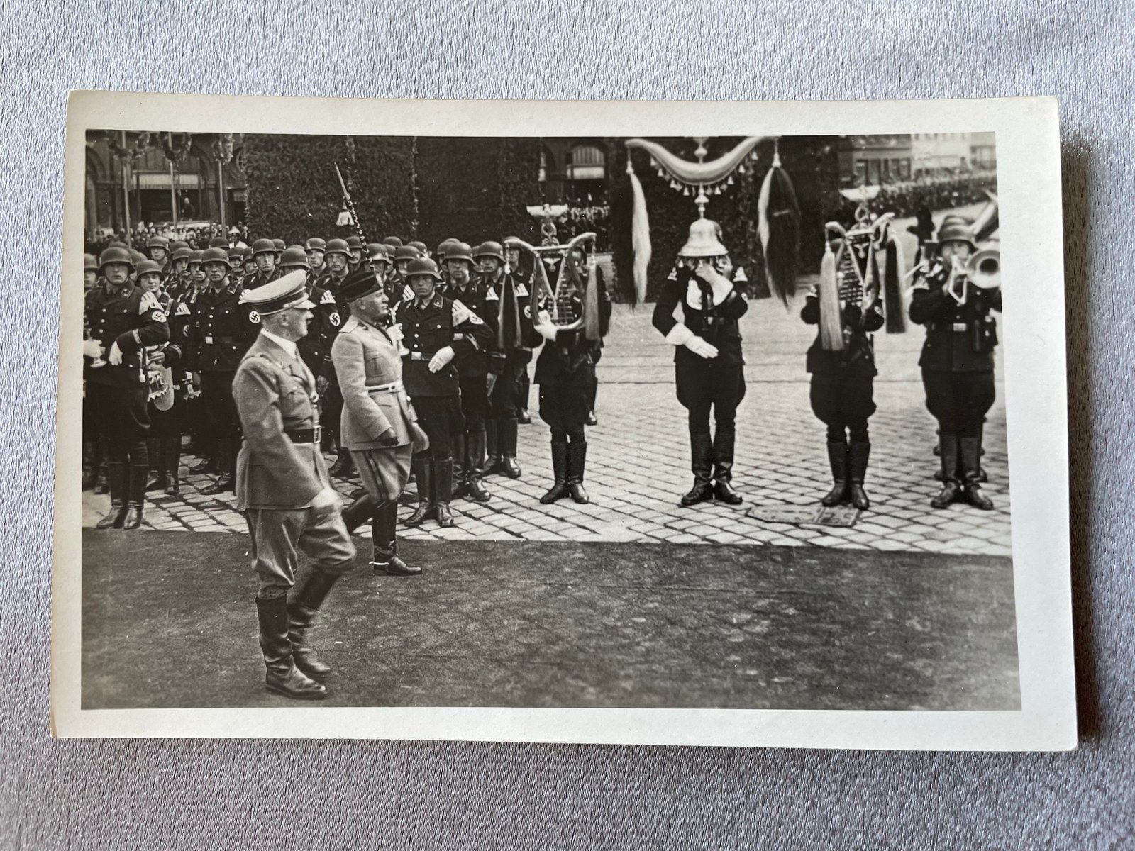 Der Führer und der Duce Postcard #14857 