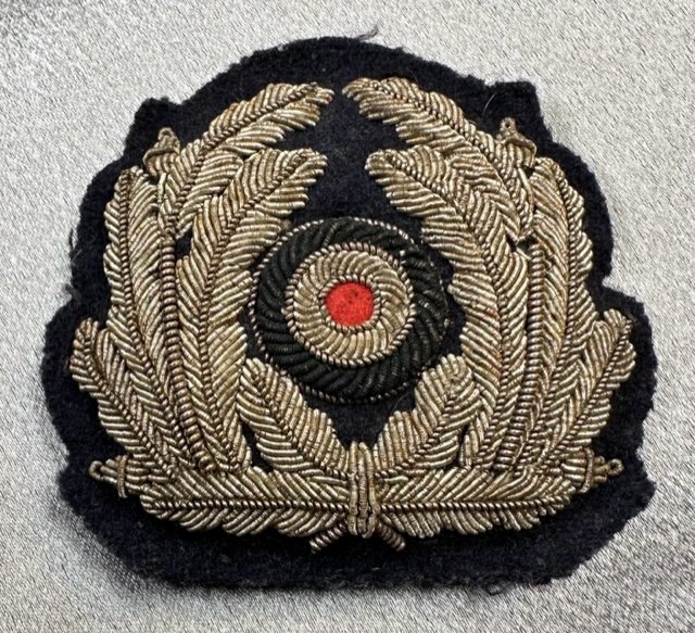 Kriegsmarine Administration Official Visor Wreath and Cockade #16408 