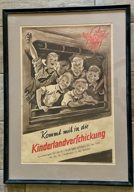 \"Kommt mit in die Kinderlandverschickung\" Propaganda Poster. #18189 