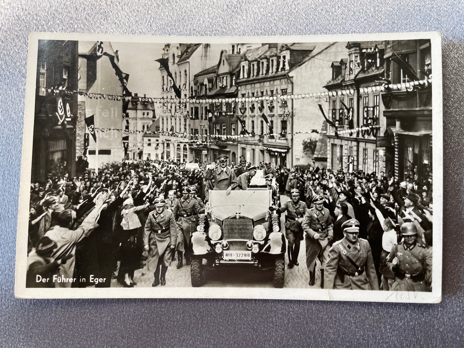 Der Führer in Eger Postcard #15068 