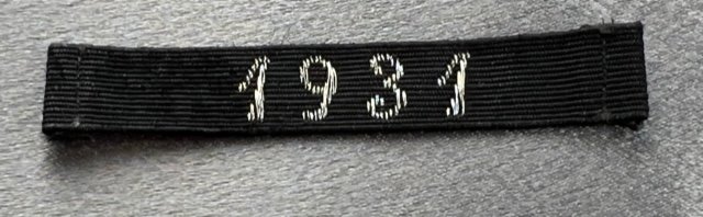 NSDAP Entry Year Ribbon #15998 