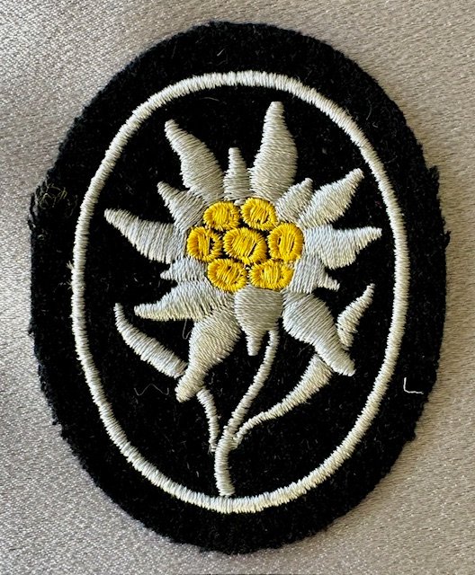 Waffen SS \"Edelweiss\" Gebirgsjäger EM/NCO’s Sleeve Insignia #18525 